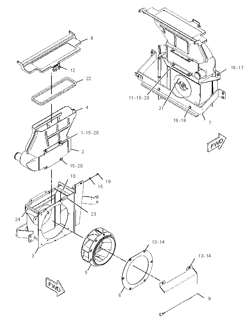 AFTERCOOLER & MOUNTING GP 2582548 CAT