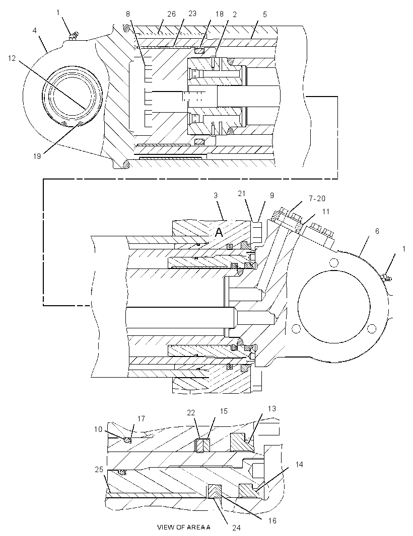 CYLINDER GP-HOIST 2734989 CAT