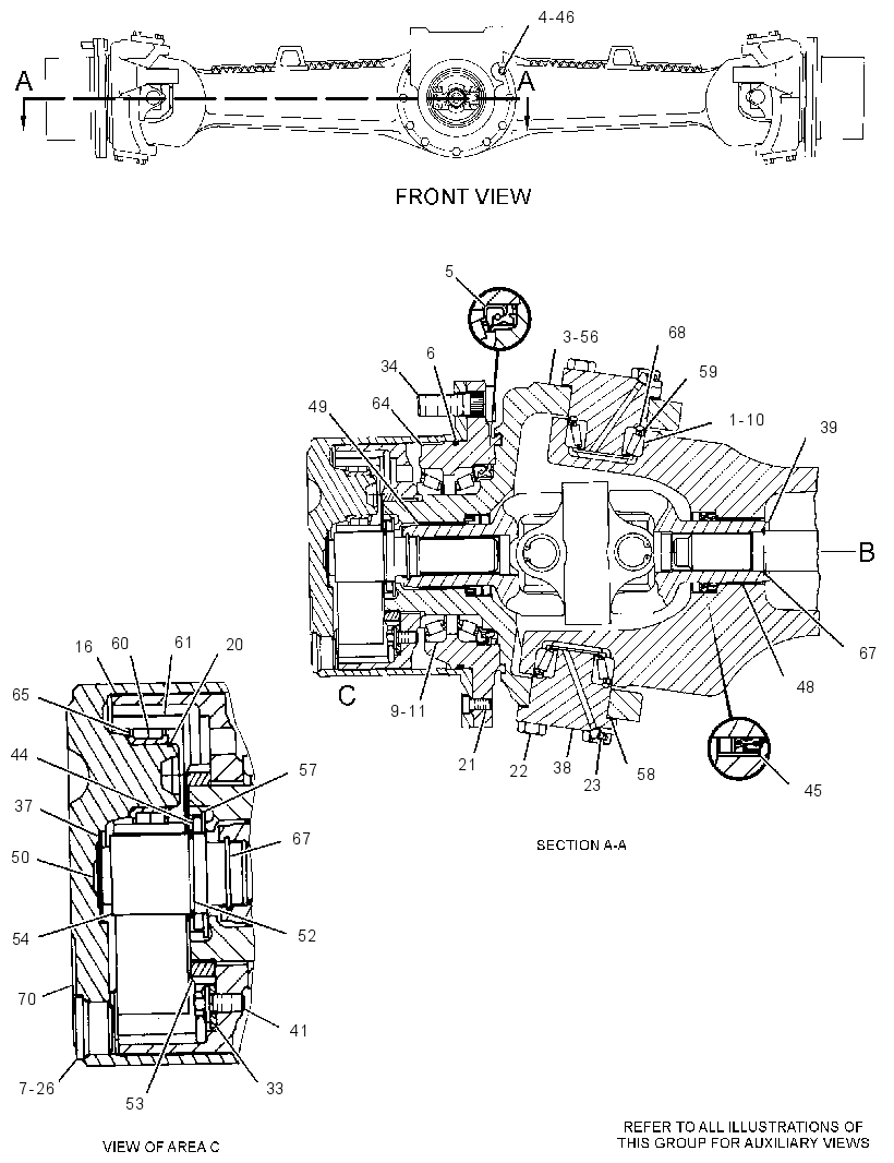AXLE GP-DRIVE & STEERING 1191068 CAT