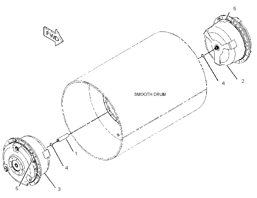 DRUM GP-COMPACTOR 2915589 CAT