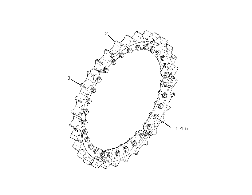 SEGMENT GP-SPROCKET 2782357 CAT