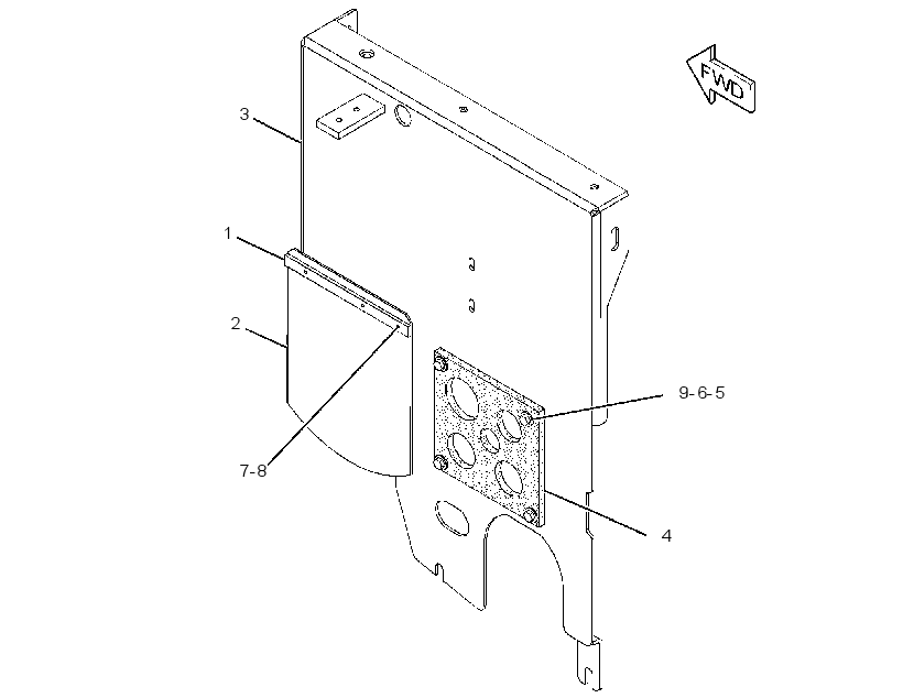 PLATE GP-FRAME 2786972 CAT