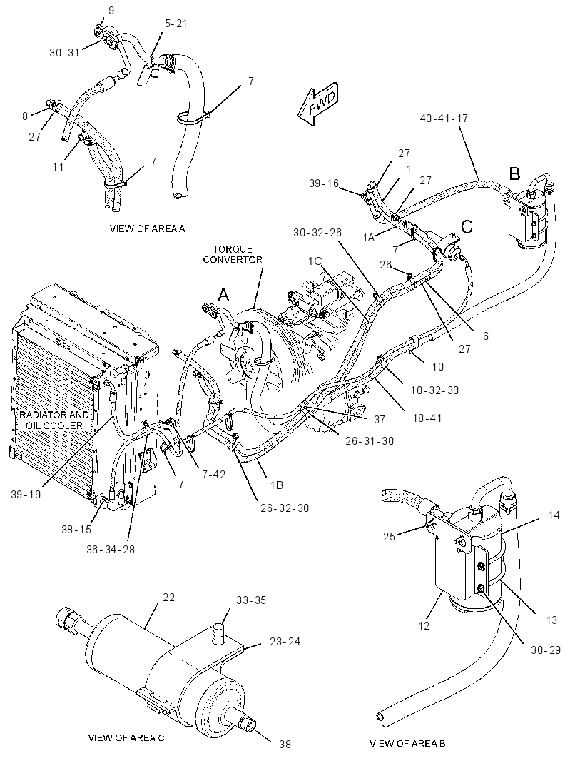 LINES GP-HEATER & AIR COND 2110071 CAT