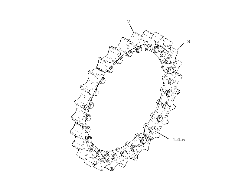 SEGMENT GP-SPROCKET 2782360 CAT