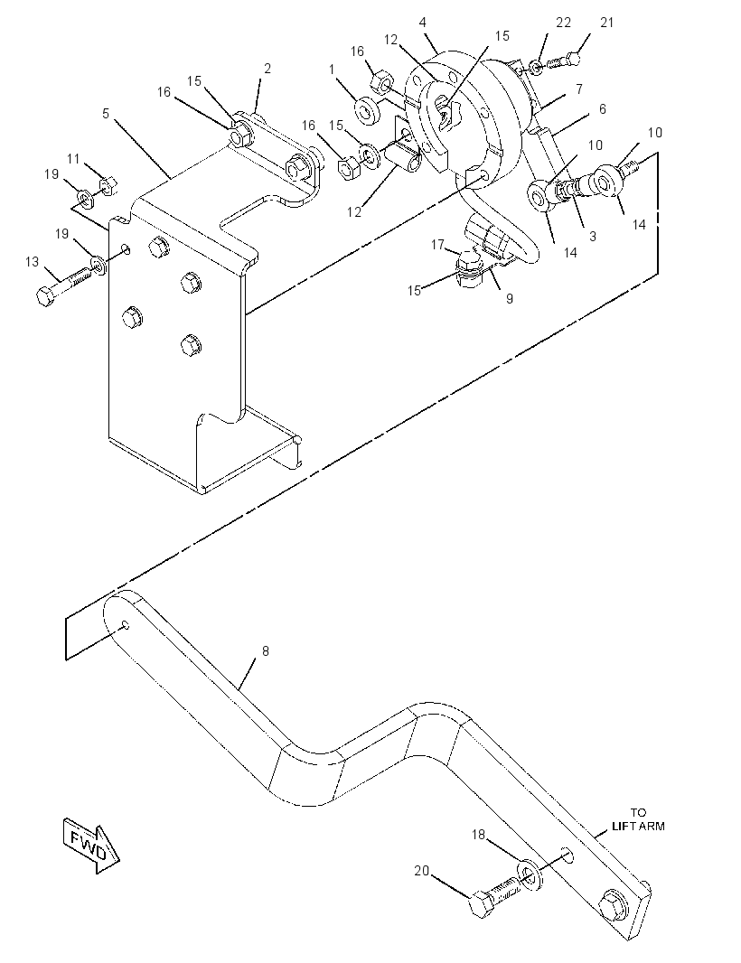 SENSOR & MTG GP-LIFT POSITION 2873582 CAT