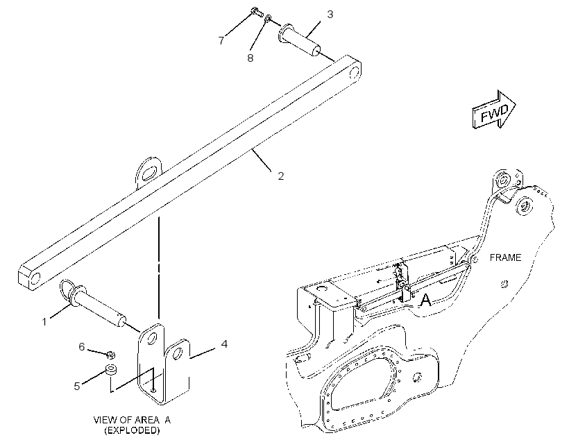 BRACE GP-CAB LIFT 2941999 CAT