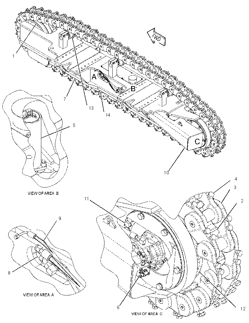 FRAME AR-TRACK ROLLER 1629706 CAT