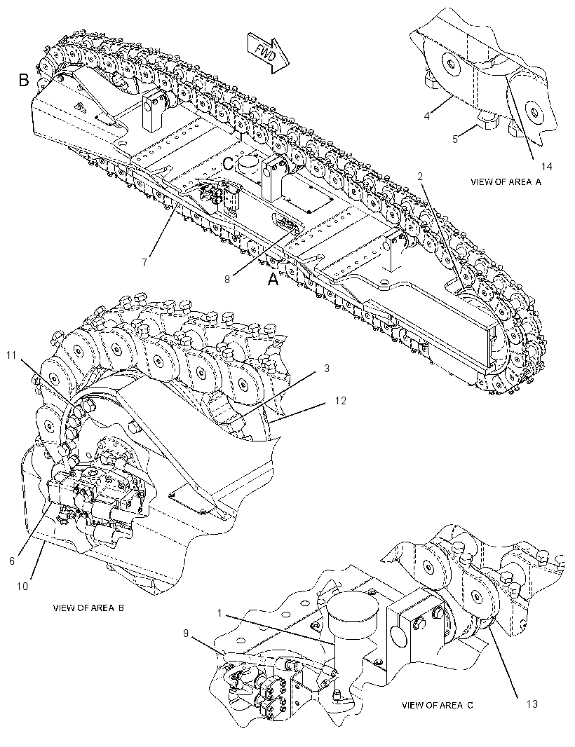 FRAME AR-TRACK ROLLER 1629687 CAT