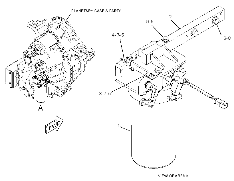 FILTER & MTG GP-TRANSMISSION 2508292 CAT