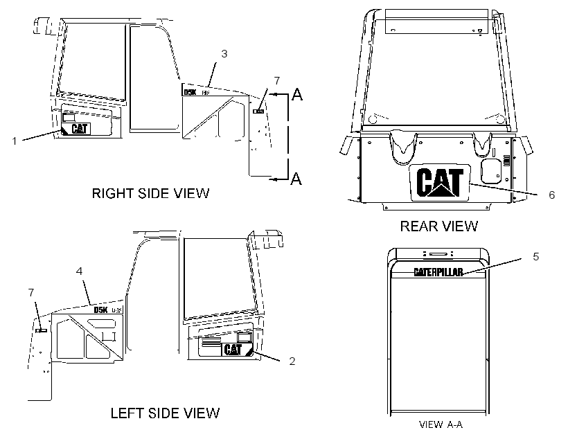 Плёнка 2447486 CAT