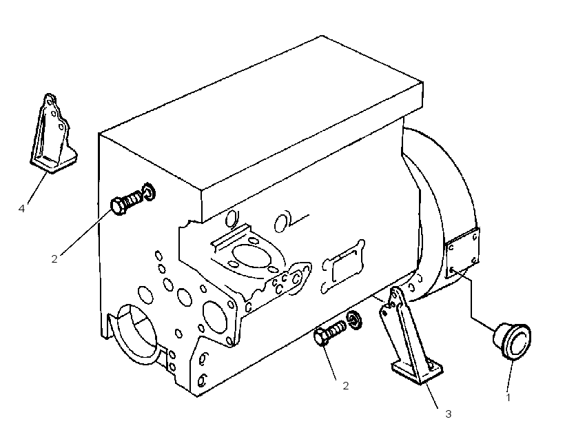 Крепление двигателя 2976811 CAT