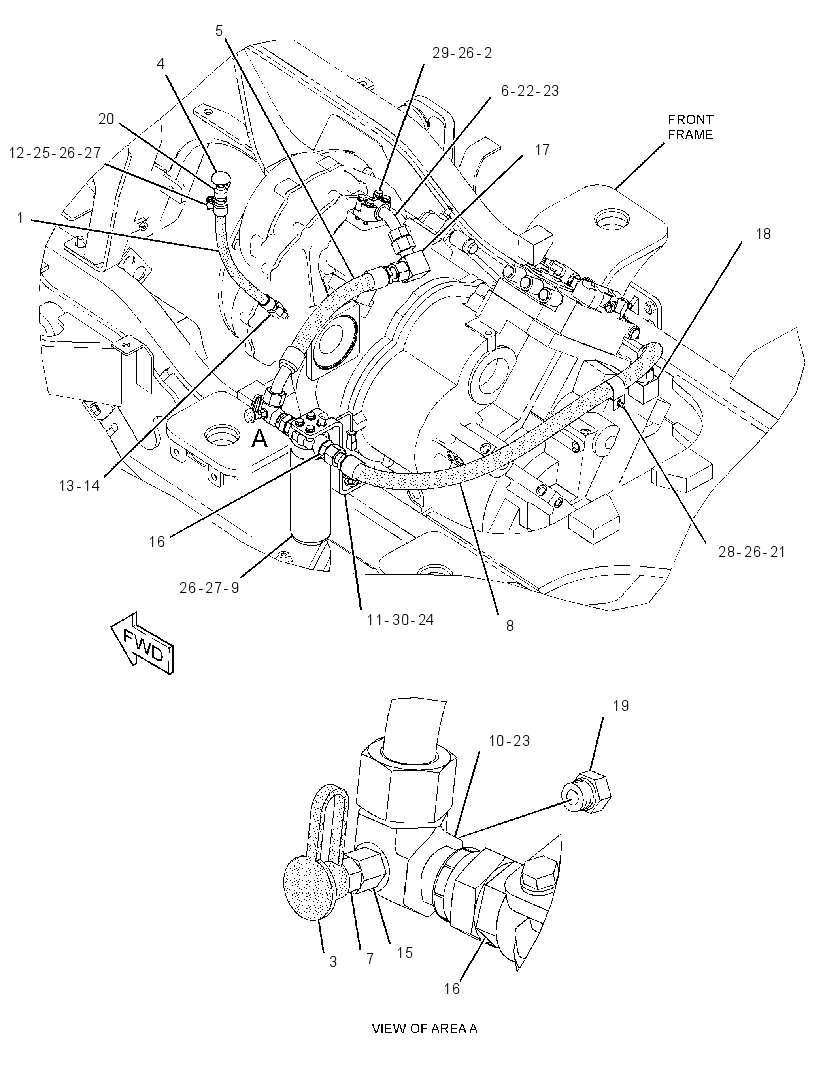 FILTER & LINES GP-POWER TRAIN 2526543 CAT