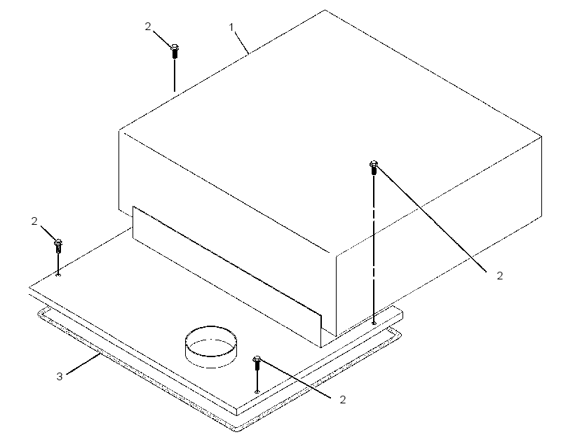 DUCT GP-ENCLOSURE 2987829 CAT