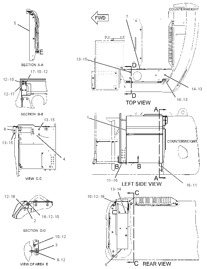 ENCLOSURE GP-FUEL TANK 2671711 CAT