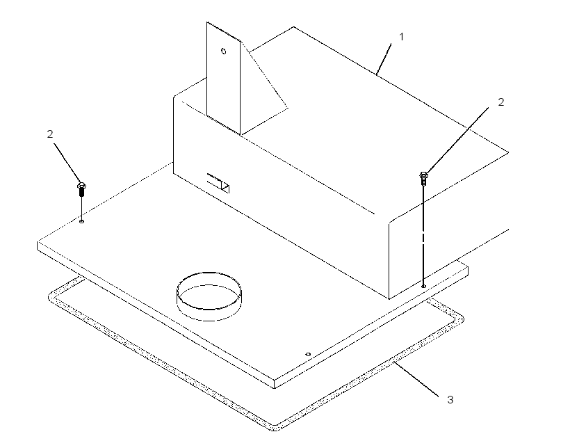 DUCT GP-ENCLOSURE 2987832 CAT