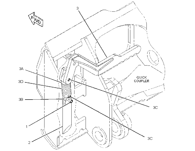 LOCK GP-MECHANICAL 3014326 CAT