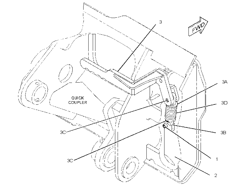 LOCK GP-MECHANICAL 3014323 CAT