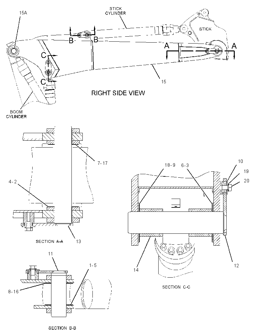 BOOM GP-FORE 2730831 CAT