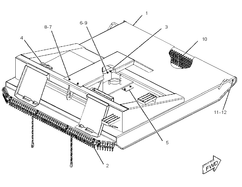 FRAME GP-BRUSH CUTTER 2649010 CAT