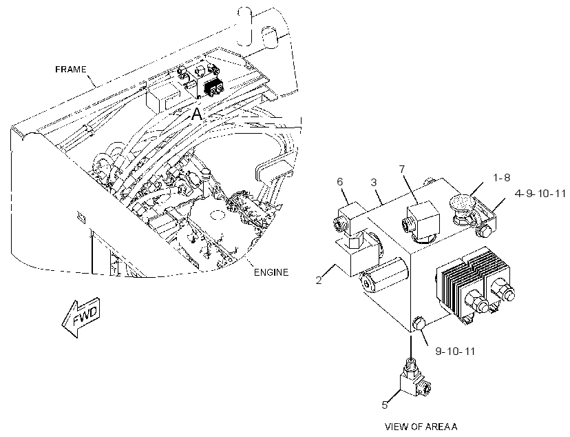 VALVE & MTG GP-TRUCK HITCH 2732465 CAT