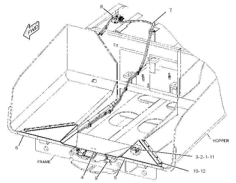 HOPPER GP 2722320 CAT