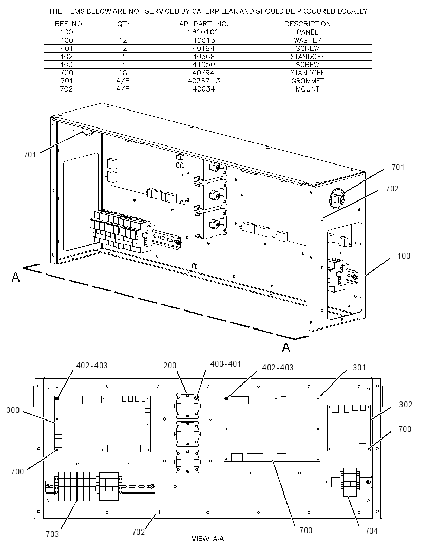 PANEL AS-ELECTRICAL 2566471 CAT
