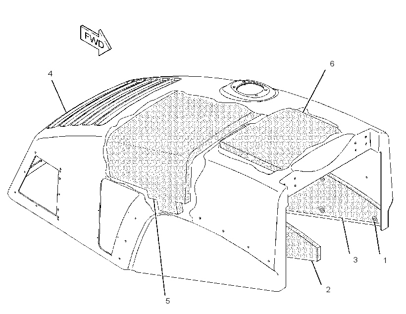 Капот 2799865 CAT