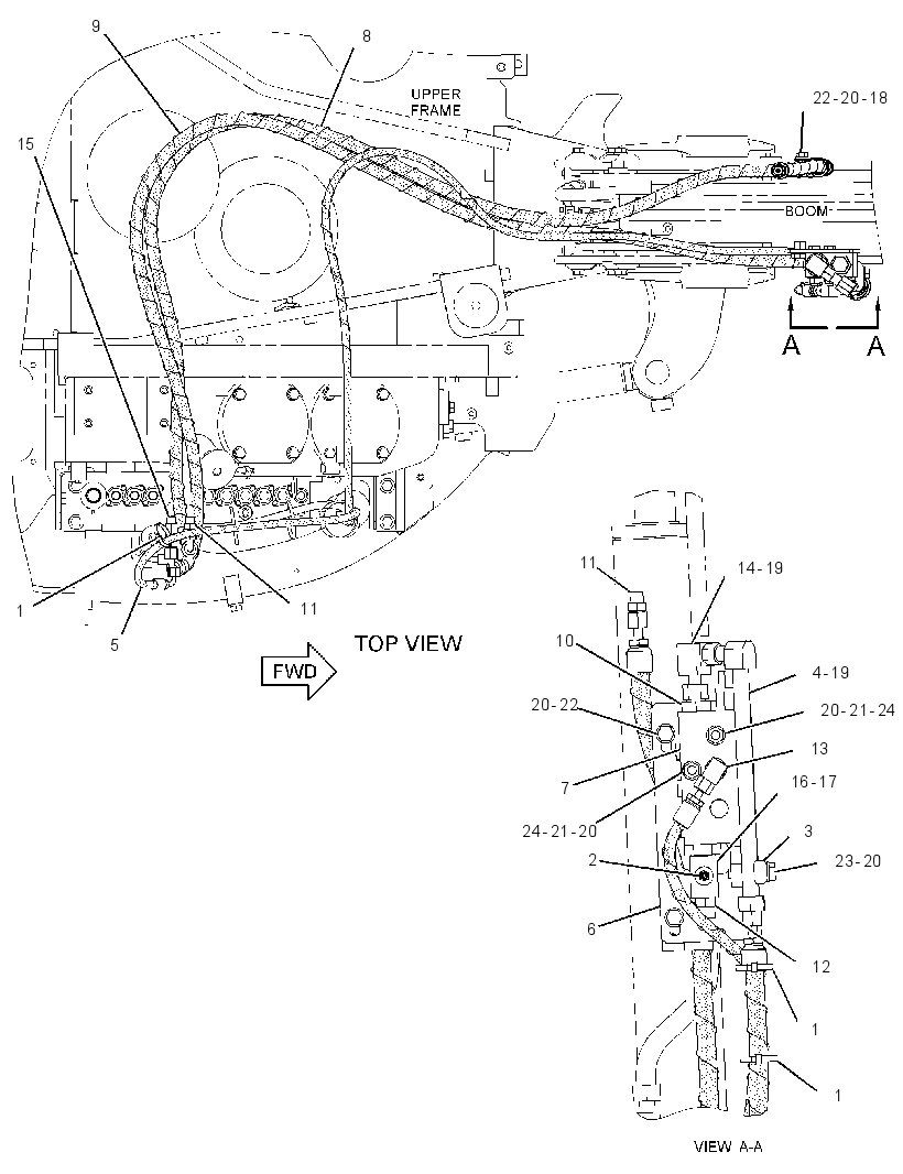 LINES GP-BOOM CHECK VALVE 2928288 CAT