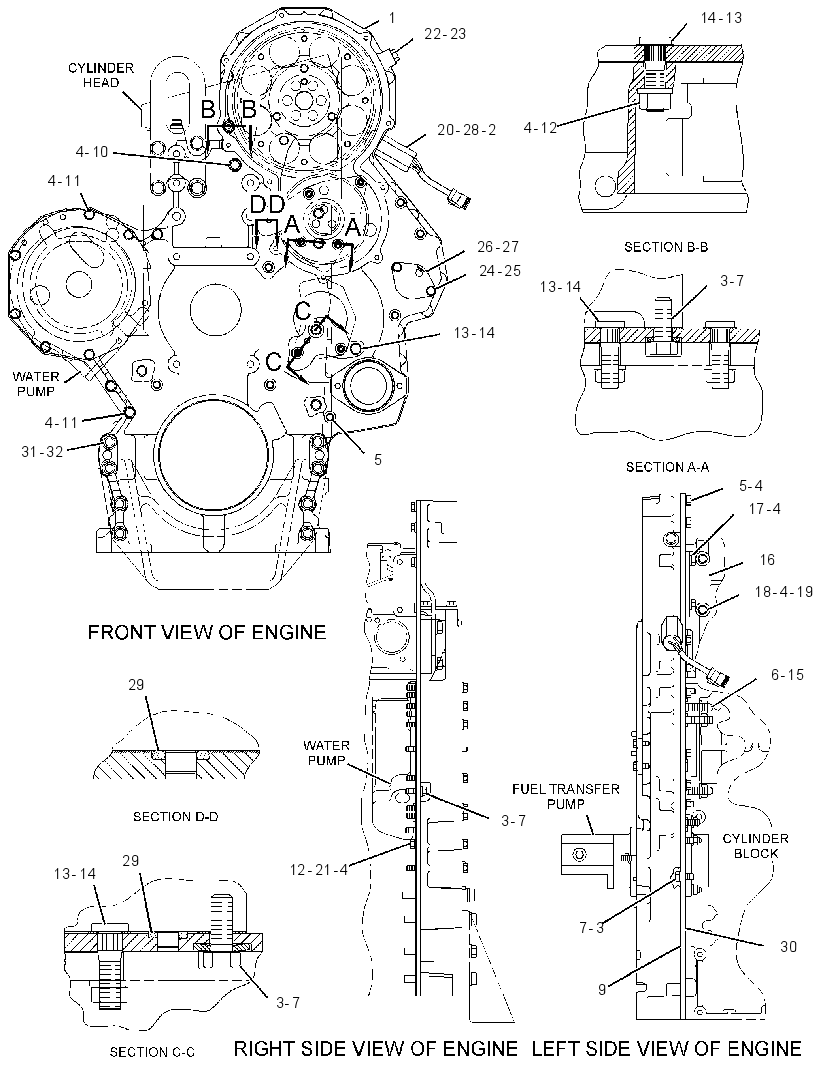 Картер передний 10R0210 CAT