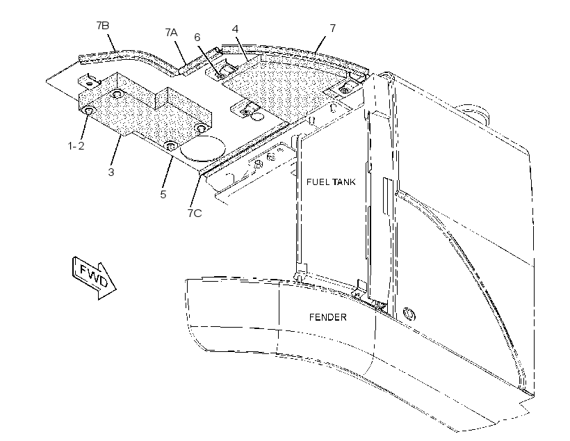 COVER AS 2838901 CAT