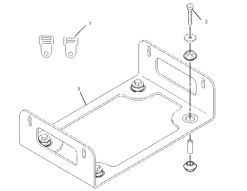 MOUNTING GP-MONITOR 2255362 CAT