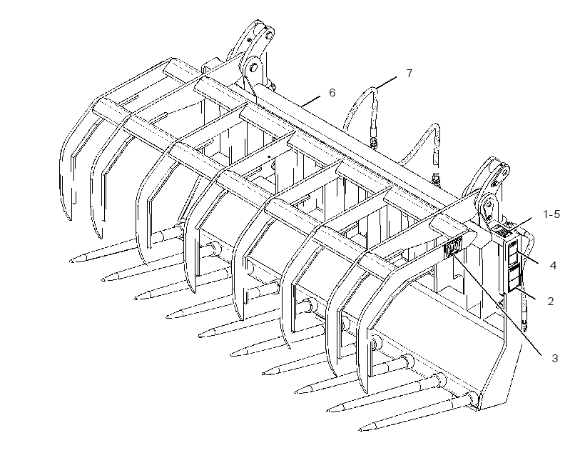 FORK AR-GRAPPLE 2611485 CAT