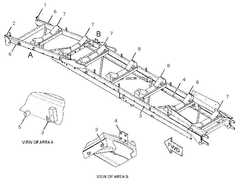 FRAME AS-CONVEYOR 1790646 CAT