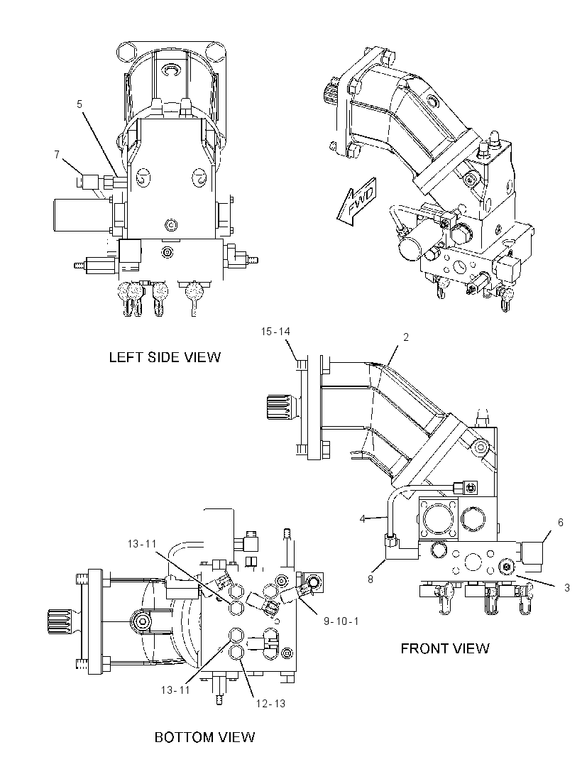 MOTOR & MTG GP-WINCH 3022392 CAT