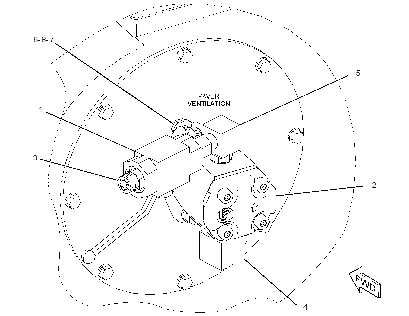 MOTOR & MTG GP-VENTILATION 2780492 CAT