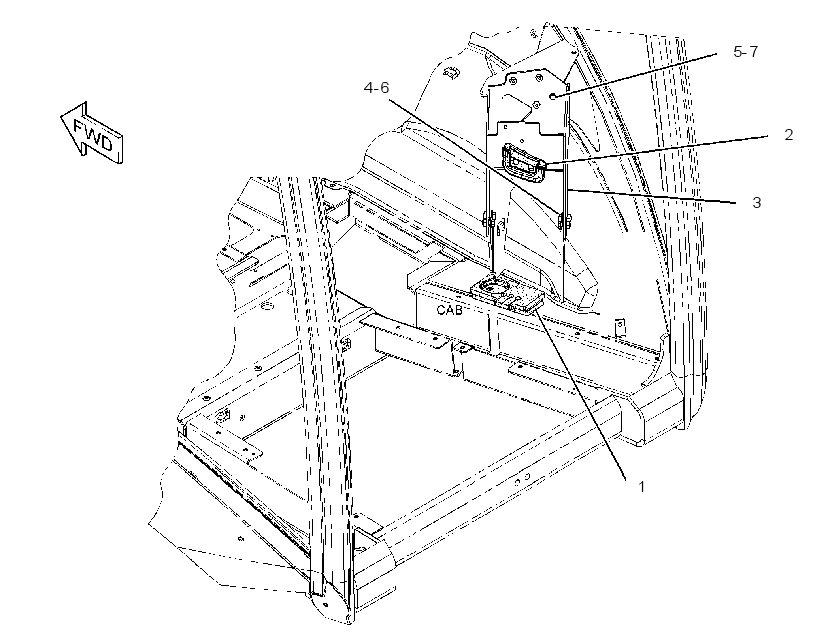 MOUNTING GP-STABILIZER CONTROL 2985168 CAT