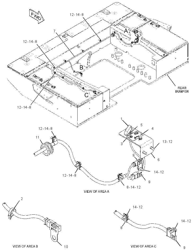 WIRING GP-BUMPER 2882517 CAT