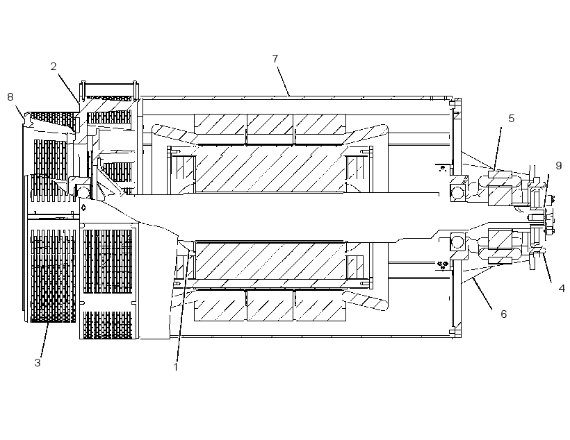 Генератор 2523855 CAT