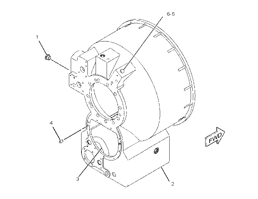 HOUSING GP-TORQUE CONVERTER 2807639 CAT