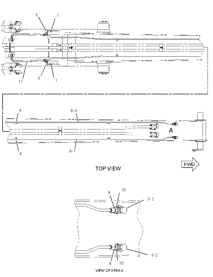 Трубопроводы рукояти 2540406 CAT