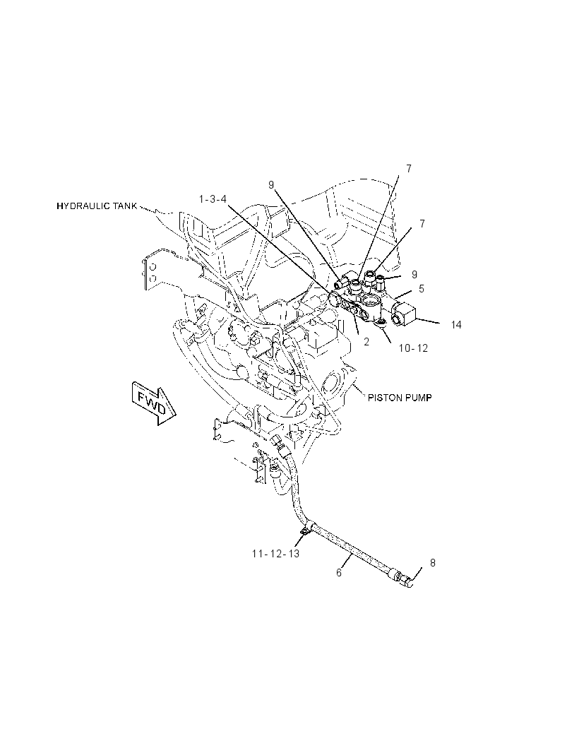 MANIFOLD GP-RETURN 2582589 CAT
