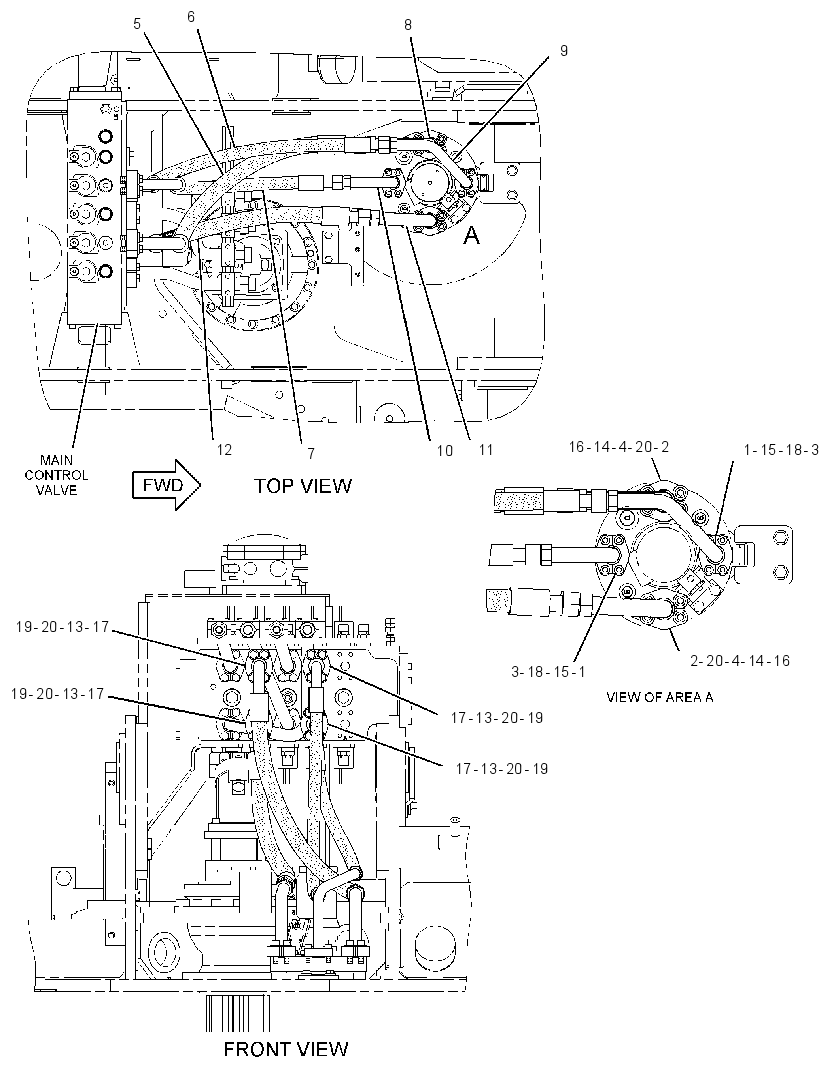 LINES GP-IMPLEMENT & TRAVEL 2963163 CAT