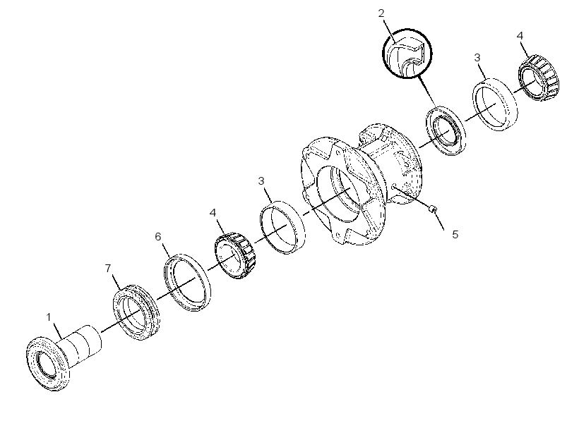 AXLE GP-IDLER 2583031 CAT