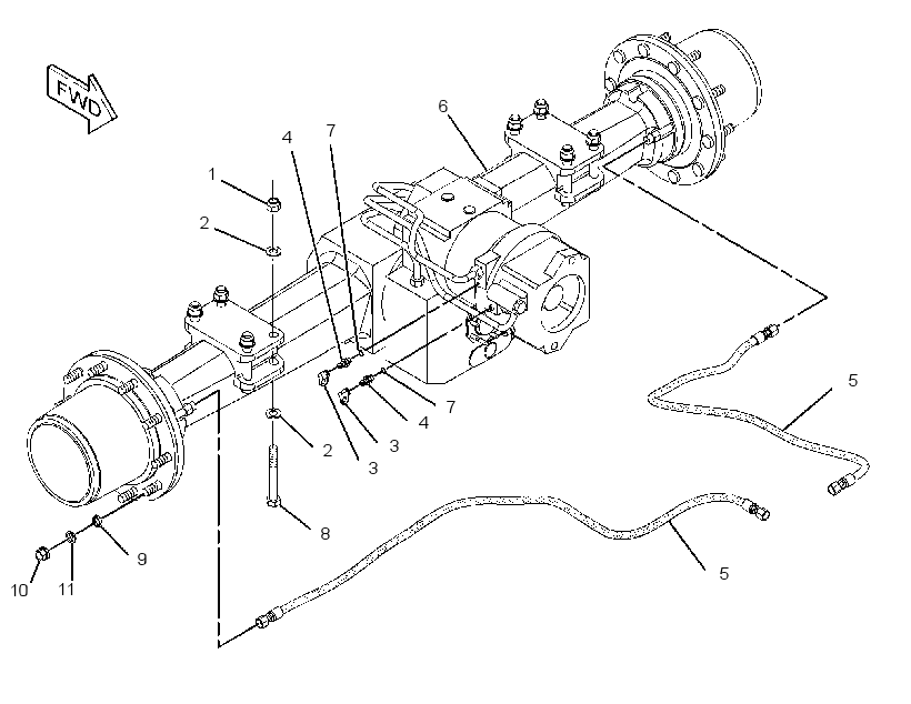 AXLE AR-REAR 1884931 CAT