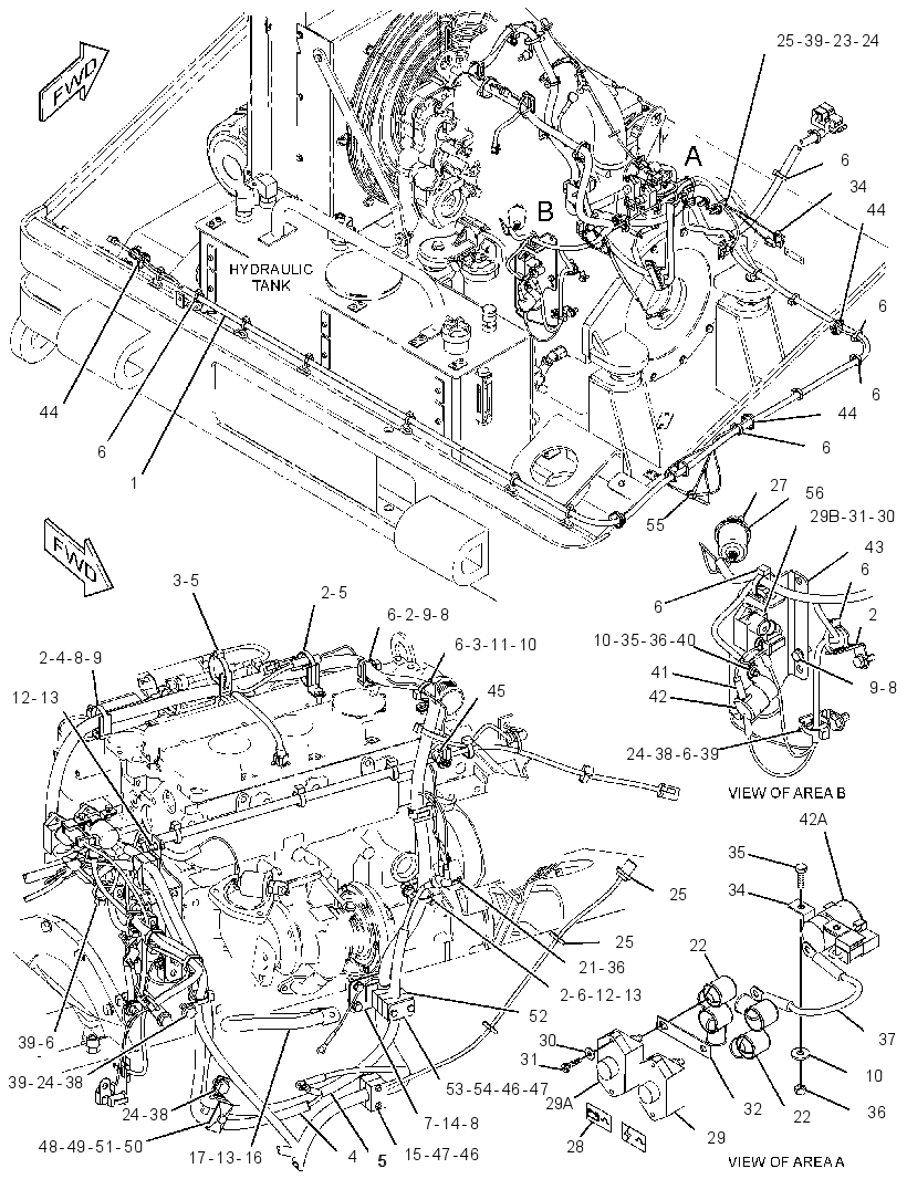 Проводка машины 2511978 CAT