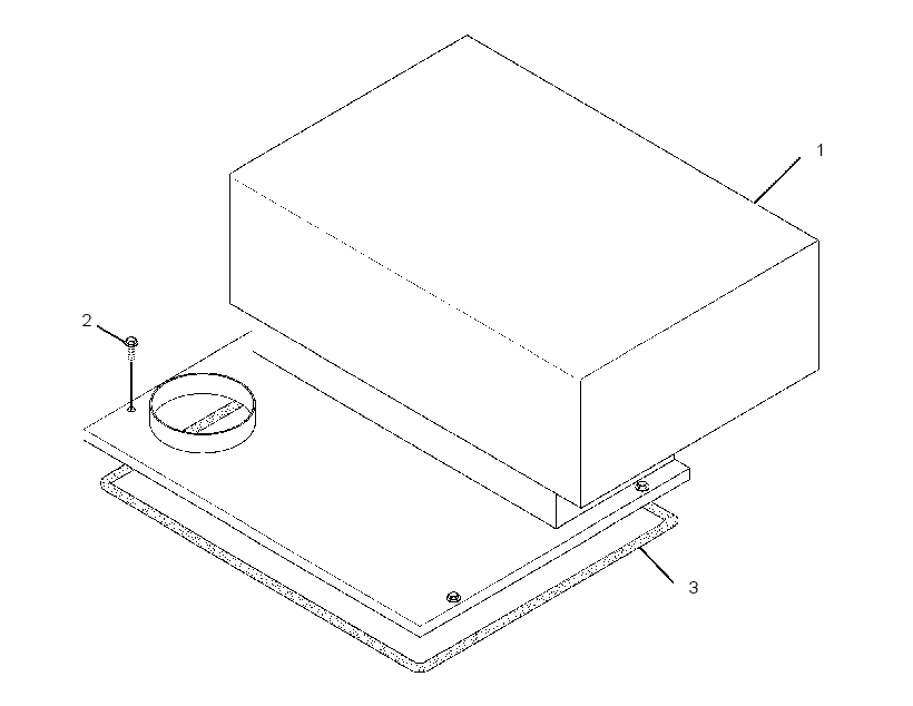 DUCT GP-ENCLOSURE 2987830 CAT