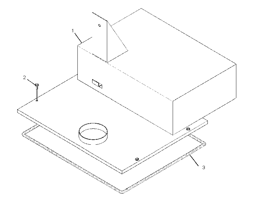 DUCT GP-ENCLOSURE 2987831 CAT