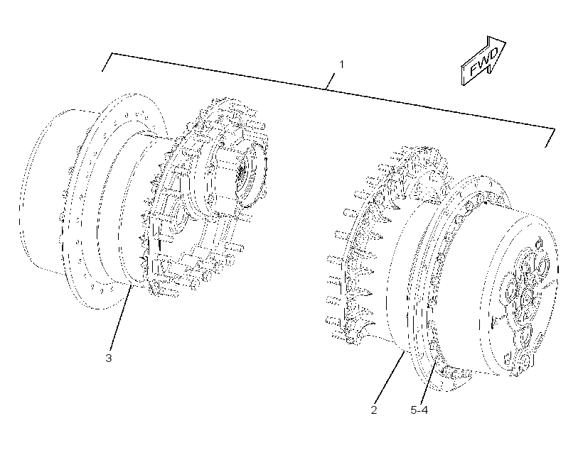 FINAL DRIVE & BRAKE GP 2812419 CAT