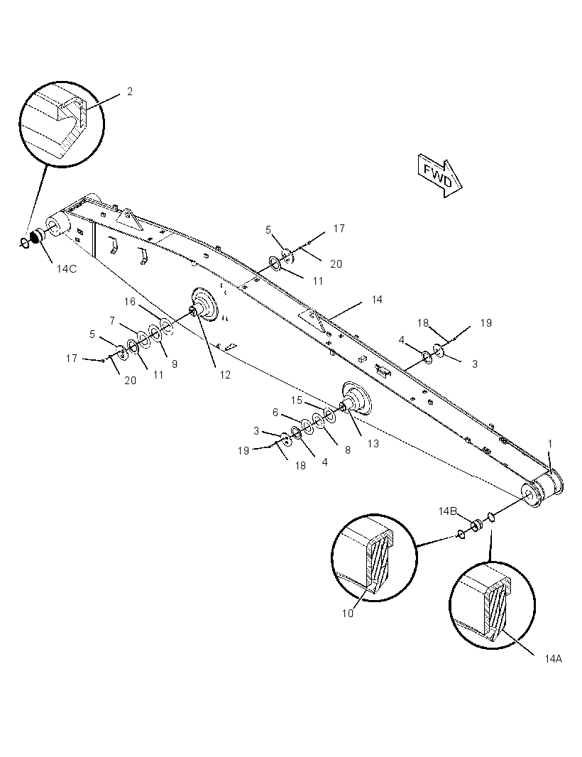 BOOM GP-MATERIAL HANDLING 2603439 CAT