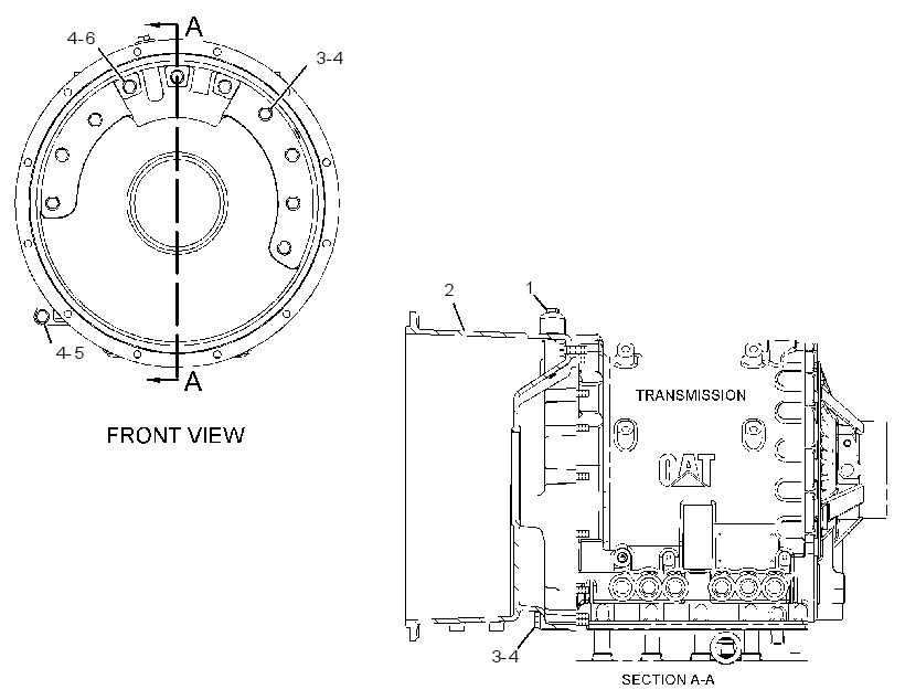 HOUSING GP-TORQUE CONVERTER 2566344 CAT